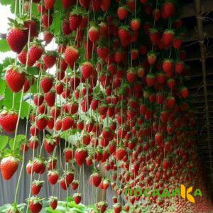 Клубника ампельная Анастасия купить по цене от 370р. в интернет-магазине «Посадика» с доставкой почтой в в Междуреченске и по всей России – [изображение №1].